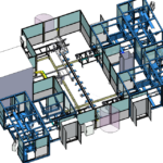 Ensemble de poinçonneuse avec extraction automatique